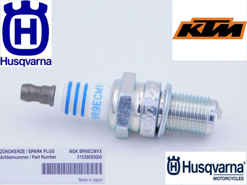 Husqvarna KTM NGK Spark Plug BR9ECMVX TC 85/125 TE 125/150 14-20 Genuine OEM